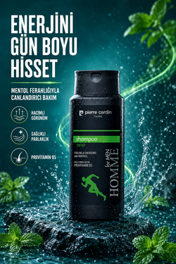 Pierre Cardin Shampoo 400 ML - Energy Şampuan