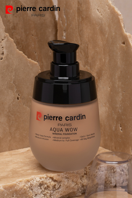Pierre Cardin Aqua Wow Mineralli Su Bazlı Fondöten Medium Skin with Very Warm