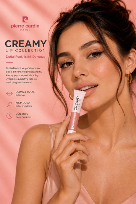 Pierre Cardin Creamy Lipstick Cherie 001