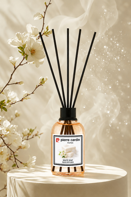 Pierre Cardin Reed Diffuser 110 ml - White Soap - Beyaz Sabun - Oda Kokusu