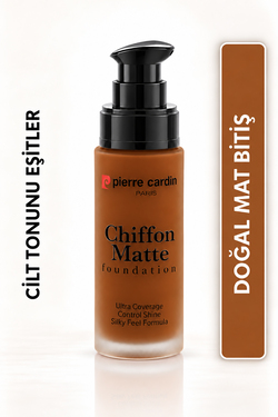 Pierre Cardin Chiffon Touch Mat Görünüm Veren Fondöten - 013 - Smoke