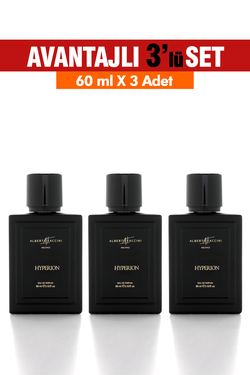 3'Lü Set Alberto Taccini  Hyperion Erkek Parfümü 60 ml