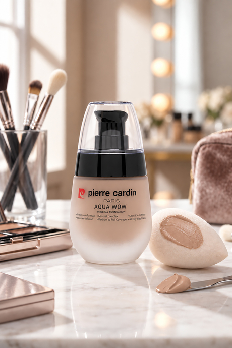 Pierre Cardin Aqua Wow Mineralli Su Bazlı Fondöten Tawny Beige with Warm Neutral