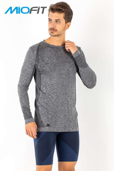 MioFit Erkek Active Wear Uzun Kollu Spor Tişört