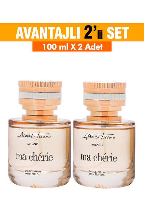 2'Li Set  Alberto Taccini Ma Chérie Kadın Parfümü 100 ml