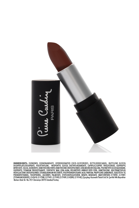 Pierre Cardin Matte Chiffon Touch Lipstick - Brown Red -193