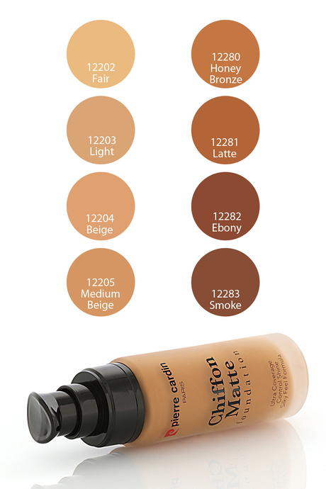 Pierre Cardin Chiffon Touch Mat Görünüm Veren Fondöten - 599- Honey Bronze 