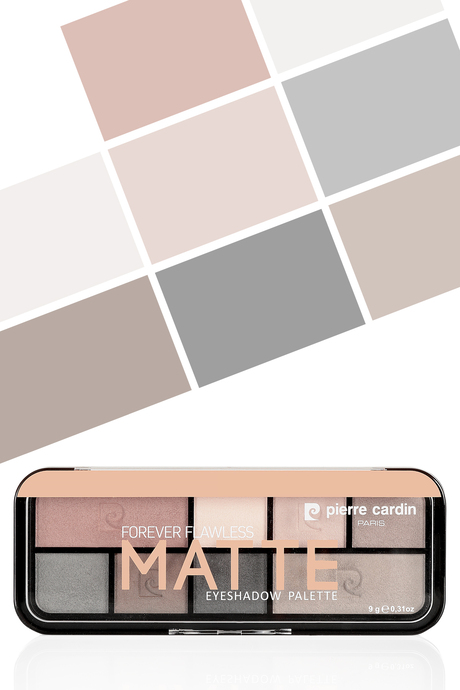 Pierre Cardin Forever Flawless Matte Eyeshadow Palette - Far Paleti (8'li) 