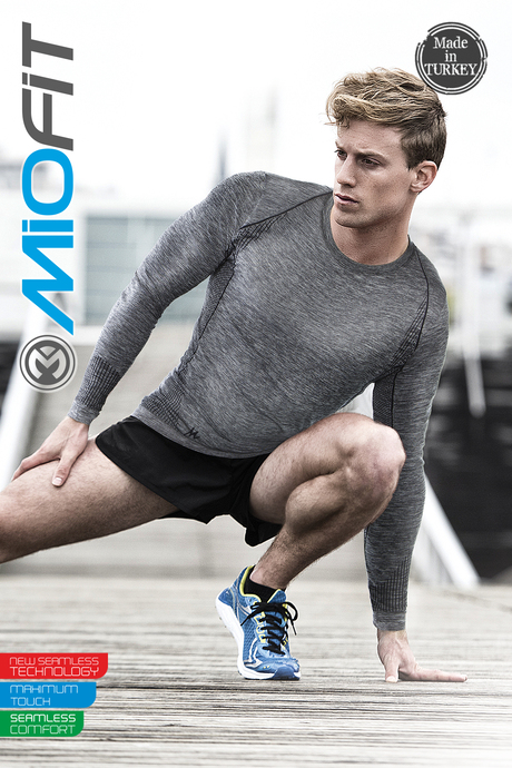 MioFit Erkek Active Wear Uzun Kollu Spor Tişört