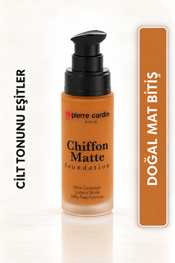 Pierre Cardin Chiffon Touch Mat Görünüm Veren Fondöten - 011 - Latte