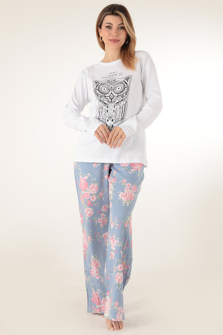 Miorre Çiçekli Kadın Pijama Takımı