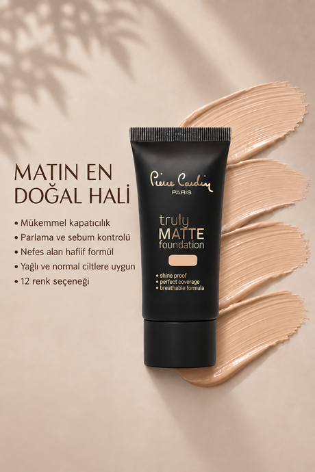 Pierre Cardin Truly Matte Foundation- Cream-429