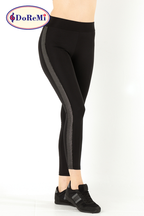 DoReMi Active Sportive Parlak Çizgili Tayt