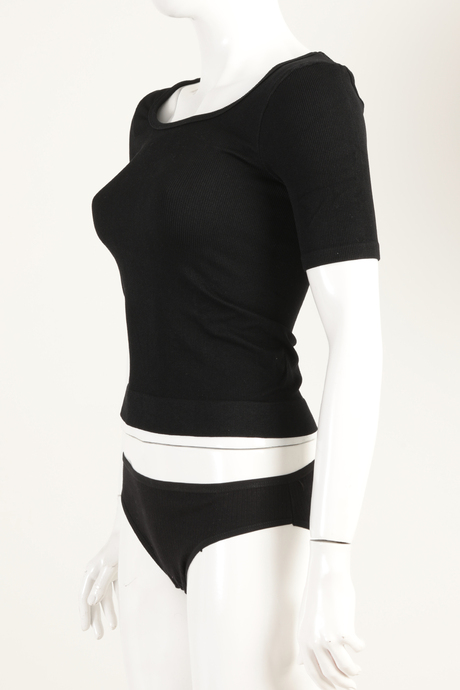 DoReMi Kare Yaka Kadın Spor Tişört