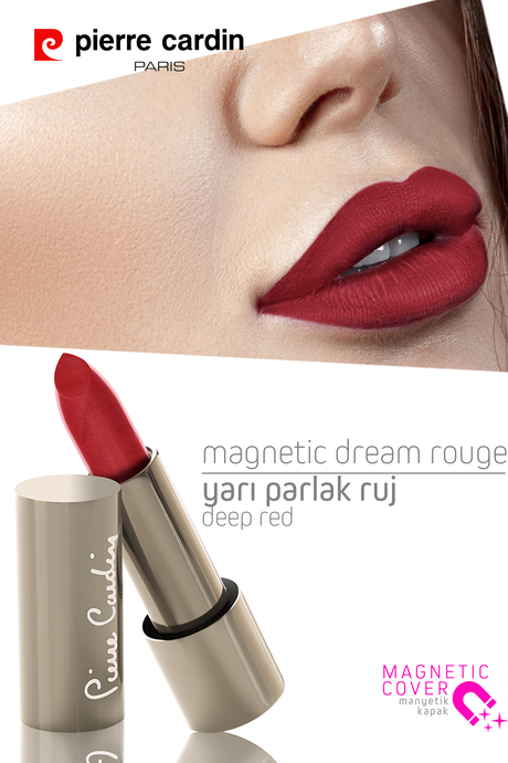 Pierre Cardin Magnetic Dream Lipstick  - Deep Red - 263
