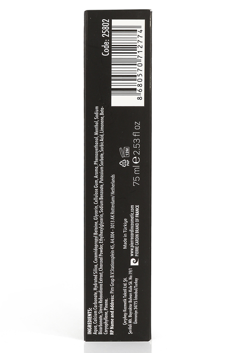 Pierre Cardin Bambu Kömürlü Diş Macunu – Doğal Beyazlatıcı & Ferah Nefes – 75 ml- Natural Whitening Toothpaste – Bamboo Charcoal Power –