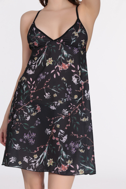 DoReMi Desenli Fantezi Askılı Gecelik