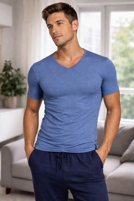 Miorre Modal Strech V Yaka Kısa Kol Fanila