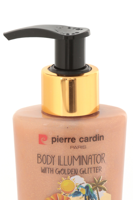 Pierre Cardin Body Illuminator With Golden Glitter-Altın Işıltılı  Vücut Aydınlatıcı-125ml