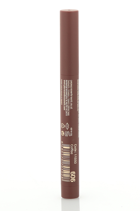 Pierre Cardin Chubby Silky Matte Lipstick –  Waterproof- Suya Dayanıklı Soft Mat Kalem-Ruj-Coffee-606